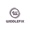Widdlefix logo with the slogan removed